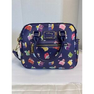 Disney Loungefly Princess Storybook Satchel Crossbody Bag Handbag Purse